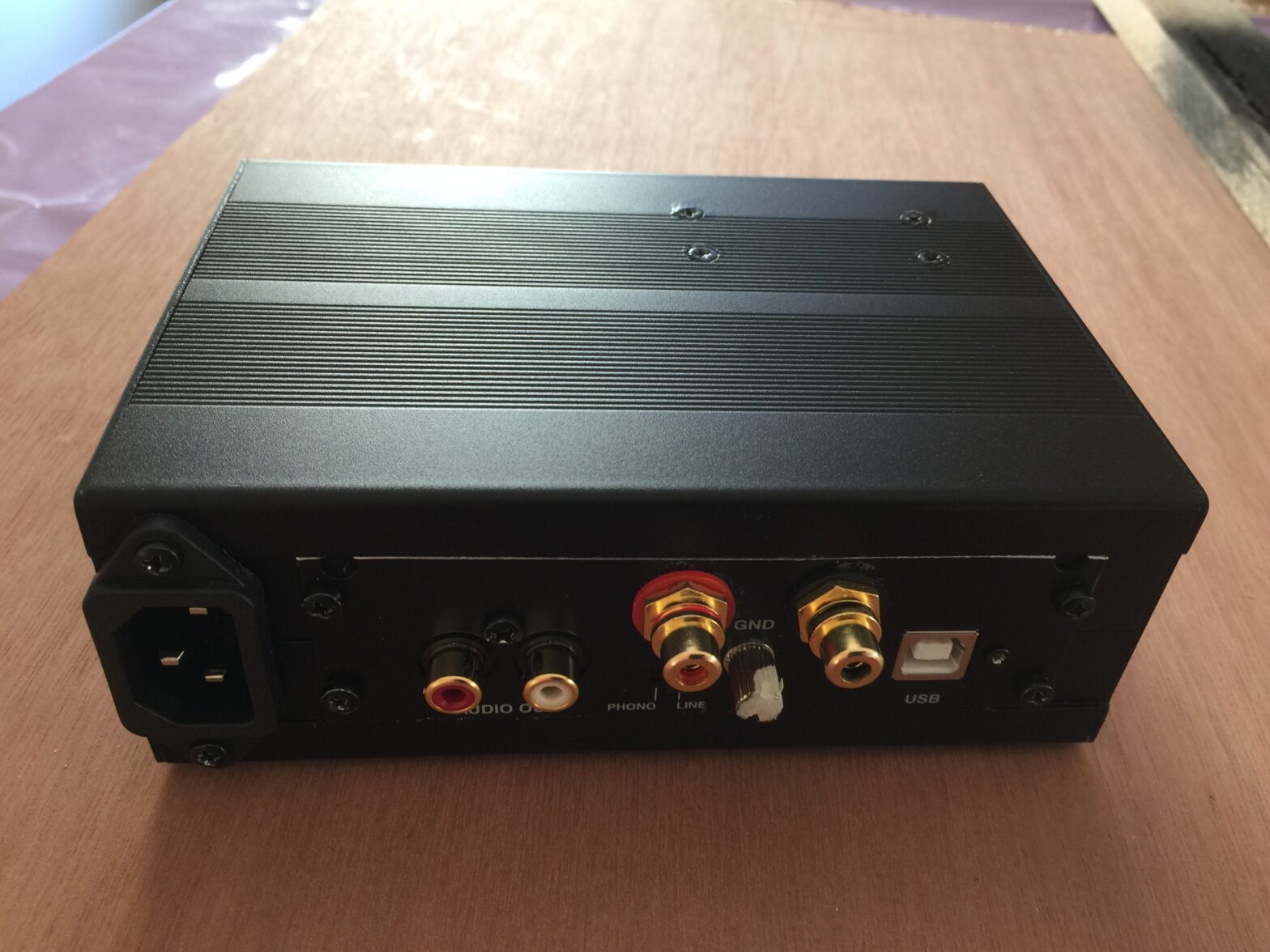 Usb Phono Stage Back View