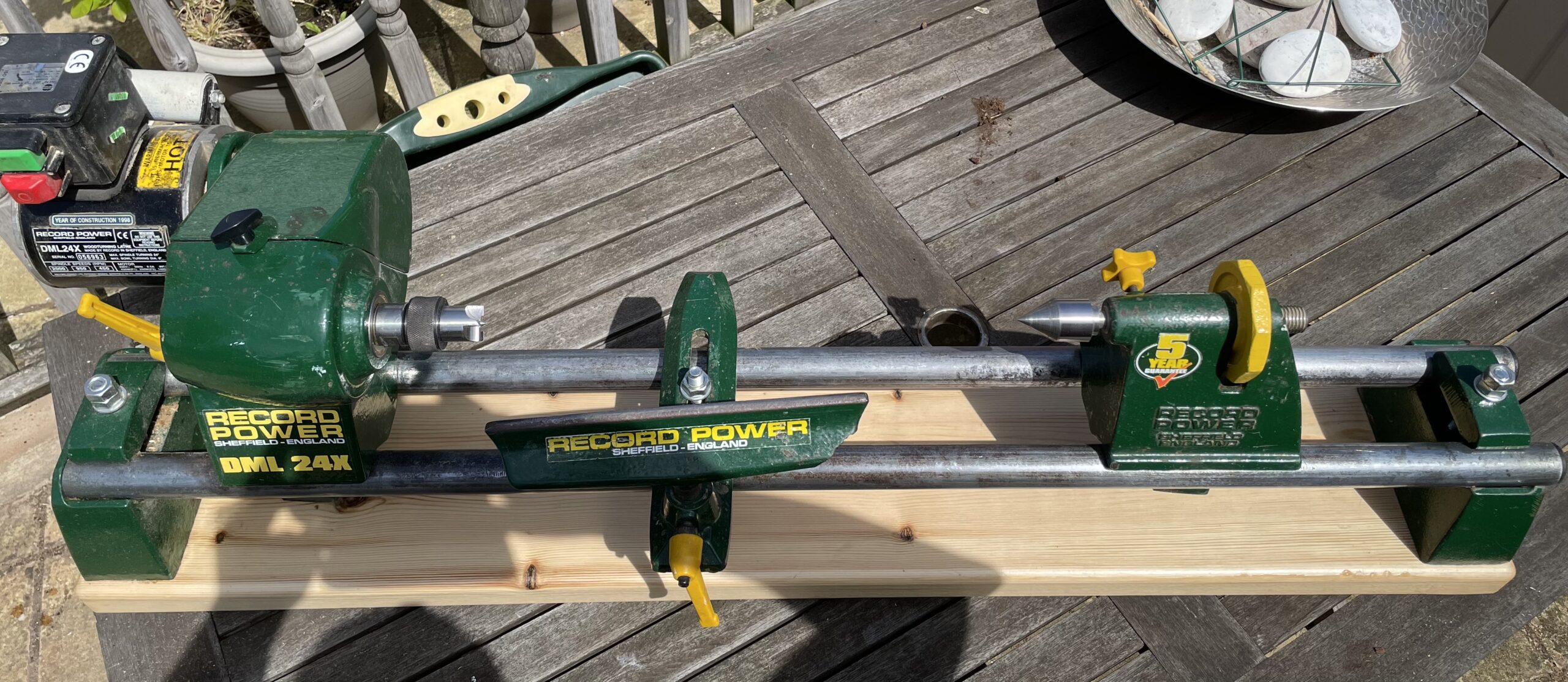 Record Power DML24 Lathe Restoration The Blind Man's