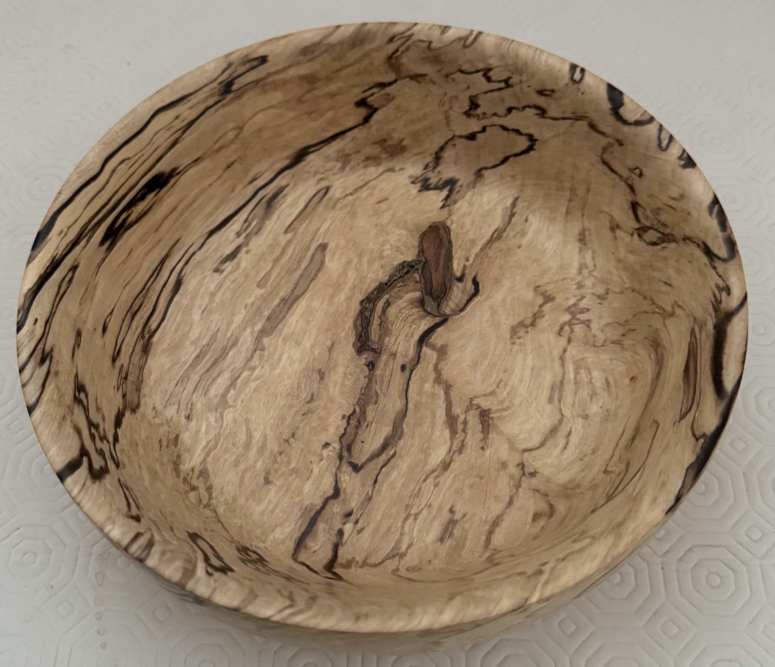 My first bowl in ‘Spalted Hornbeam’